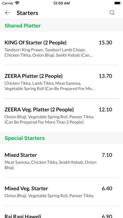 Zeera Indian Takeaway Screenshot
