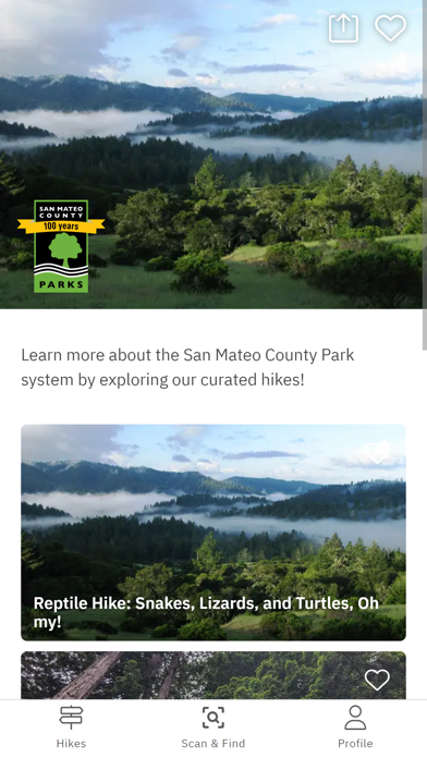San Mateo County Parks Screenshot