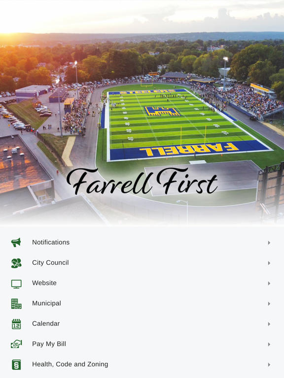 Farrell First iPad screenshot 1 - Utilities app
