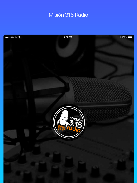 Misión 316 Radio iPad screenshot 1 - Music app