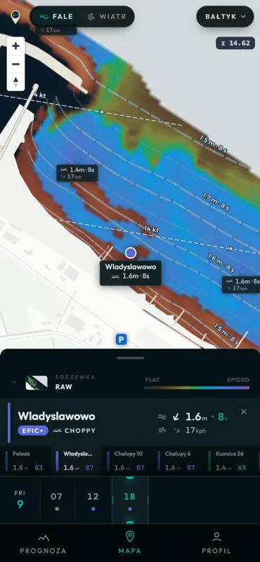 Gdzie te fale: surf i kite screenshot 1 of 10