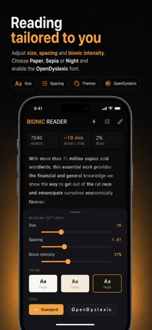 Bionic Reader screenshot