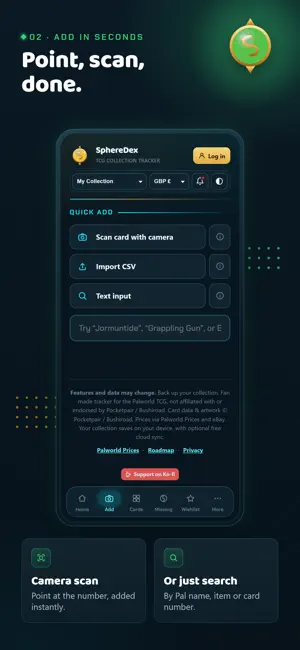 SphereDex screenshot 2