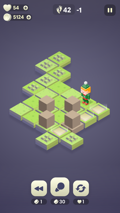 Blocky Heroes - Puzzle Quest iPhone screenshot