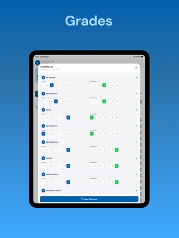 SchoolUp Teachers App iPad screenshot