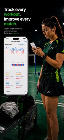 badmintho - badminton tracker screenshot