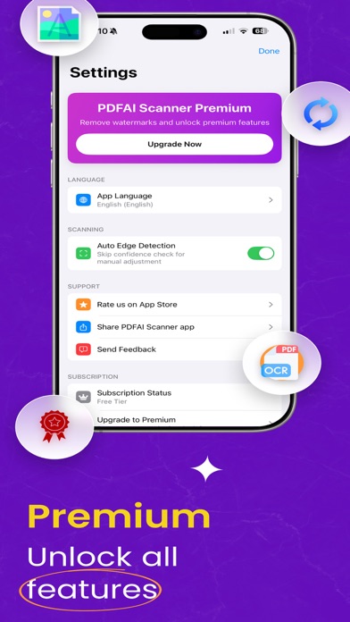 PDFAI Scan - Document Scanner iPhone screenshot 9 - Productivity app