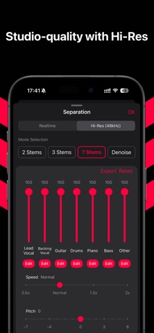 Clear - AI Audio Filter iPhone screenshot