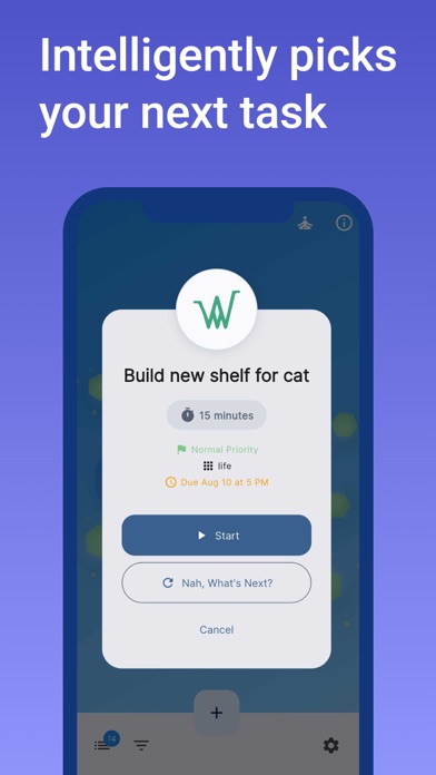 What's Next? (productivity) screenshot