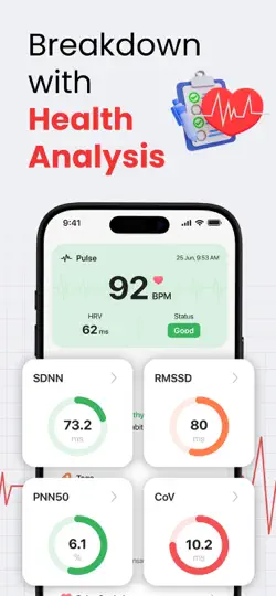 Heartory: Pulse & BP Monitor iPhone Ekran Görüntüsü 3