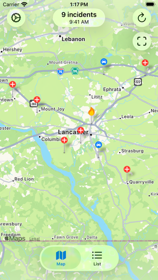 Lancaster County Incidents iPhone screenshot 1 - News app