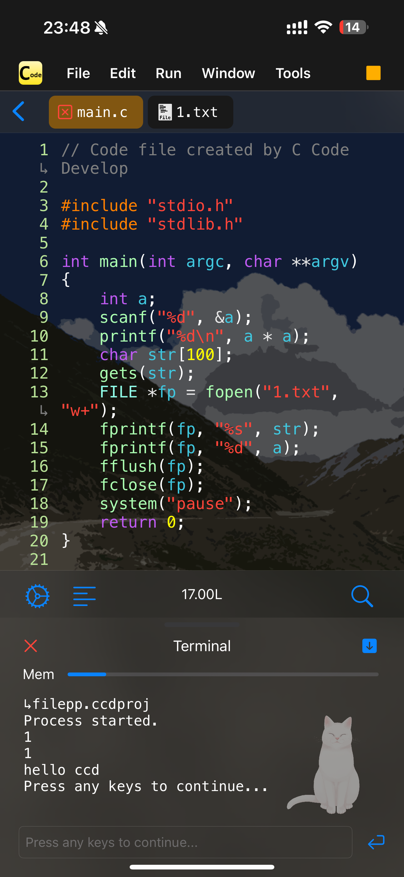 C Code Develop screenshot 4