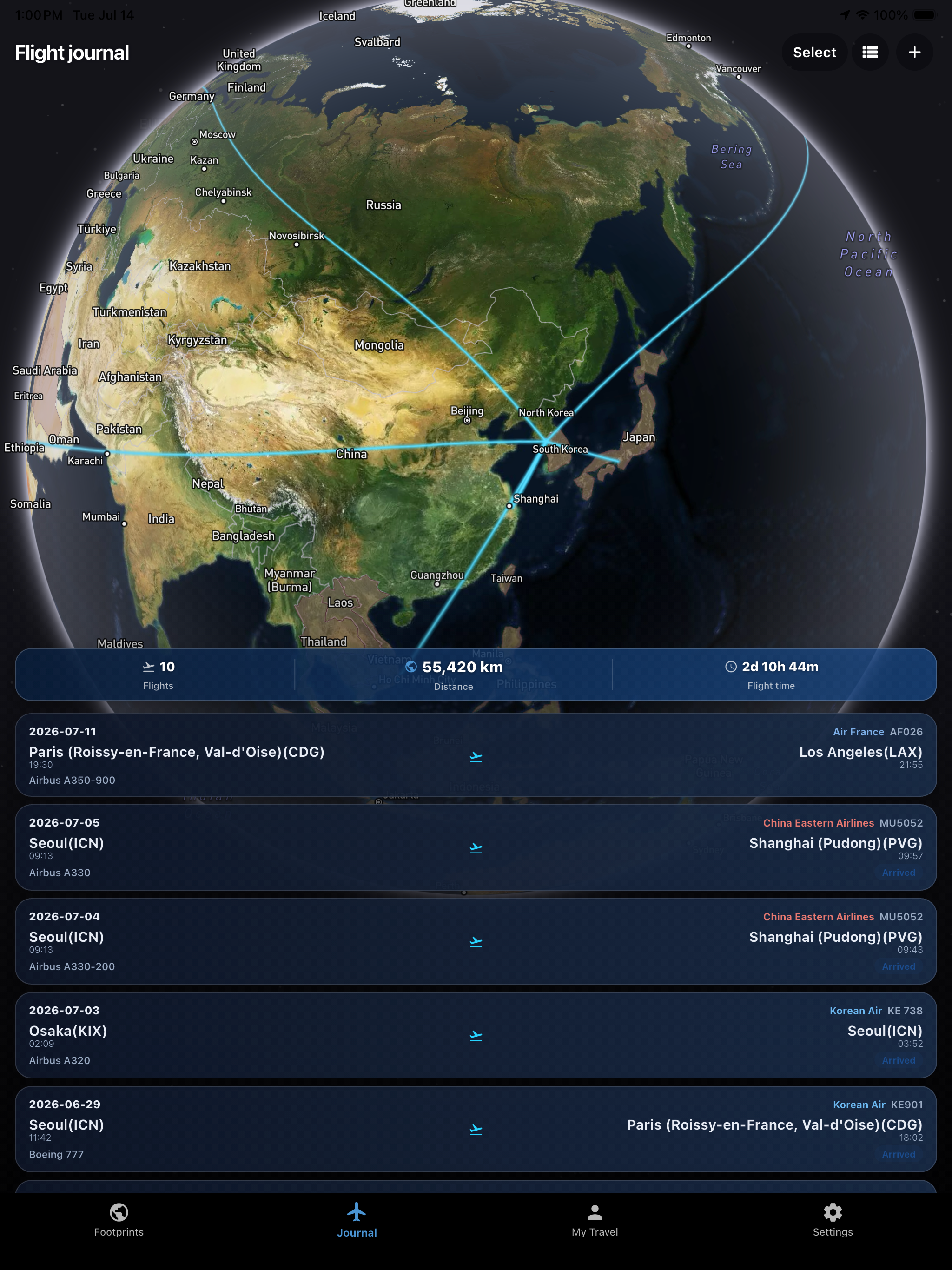 SkyLog: Flight Logbook screenshot 8