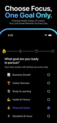 GoalGrid: Progress Wallpaper iPhone screenshot
