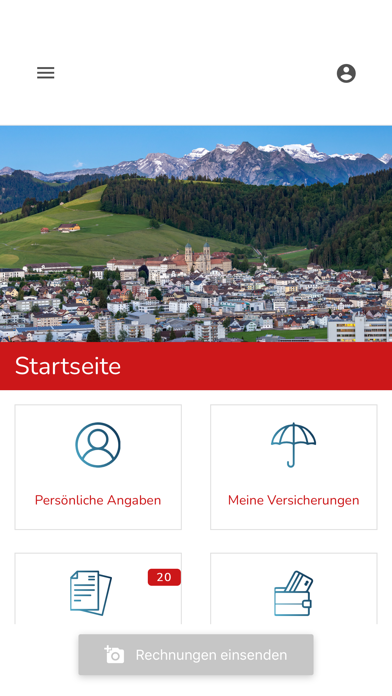 Einsiedler Krankenkasse Screenshot
