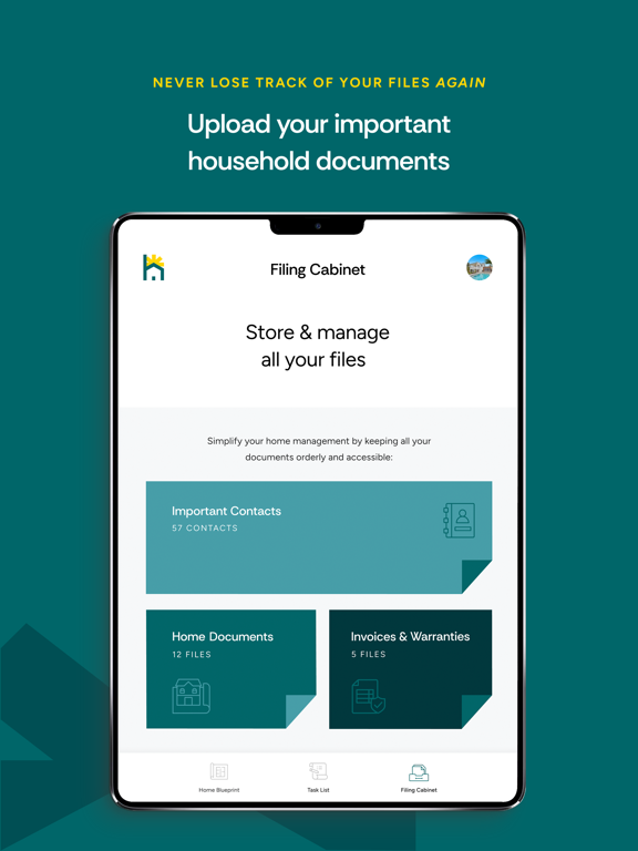 HomeLedger iPad screenshot 3 - Productivity app