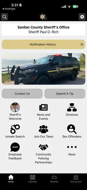 Sanilac County Sheriffs Office screenshot 1