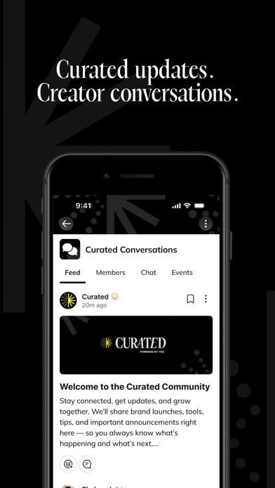 CURATED CONNECT Screenshot 1 of 4