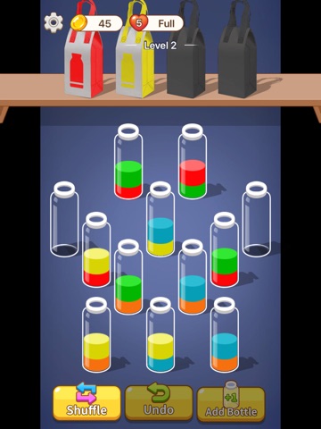 Color Sort: Magic Water iPad screenshot