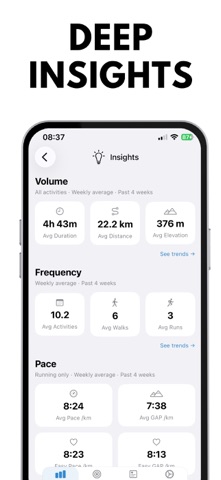 Stacking: Run Analytics screenshot