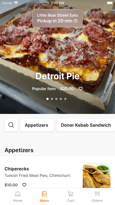 Little Bear Street Eats iPhone screenshot 2 - Food & Drink app