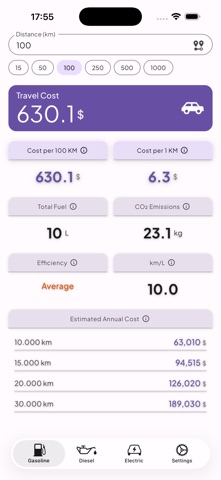 EnergyTrack: Fuel & EV Screenshot 5 of 9
