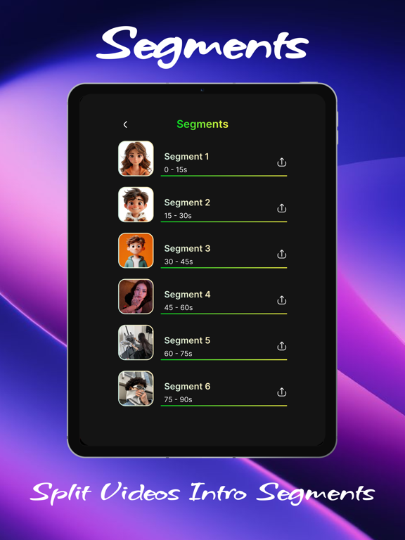 Screenshot #6 pour Long Video Splitter: Story Cut