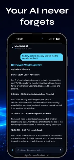 MindWiki: AI Agent Memory screenshot 1