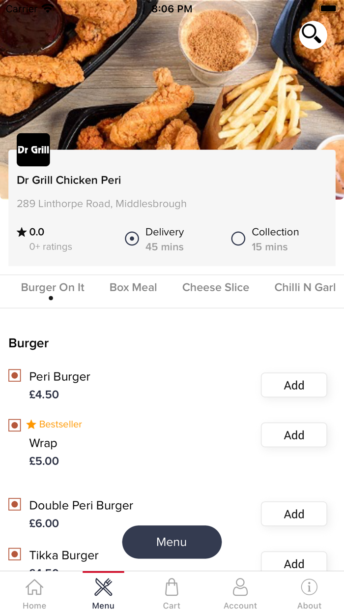 Dr Grill Chicken Peri