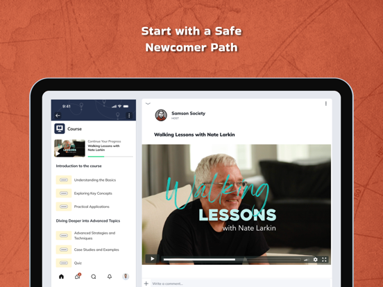 Samson Community iPad screenshot 3 - Social Networking app