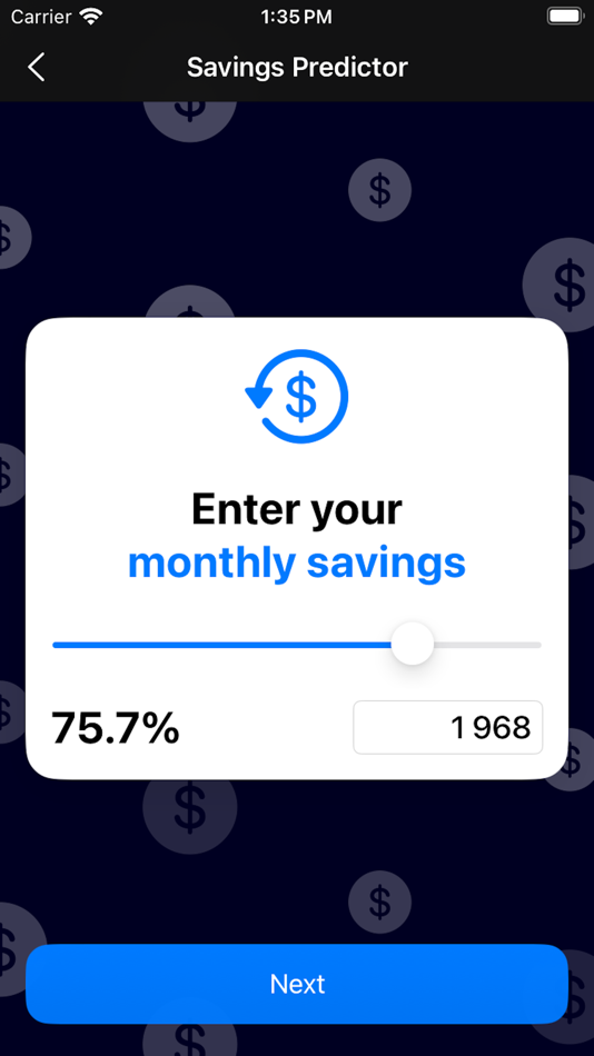 #4. Savings Predictor (iOS) 由: Julien Benard