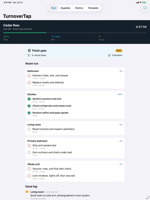 TurnoverTap screenshot 2