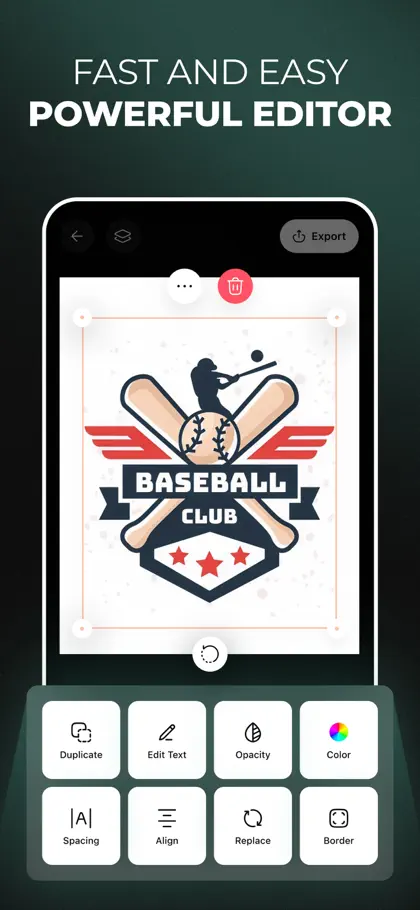Screenshot 4 von 6 zu AI Logo Generator : LookA