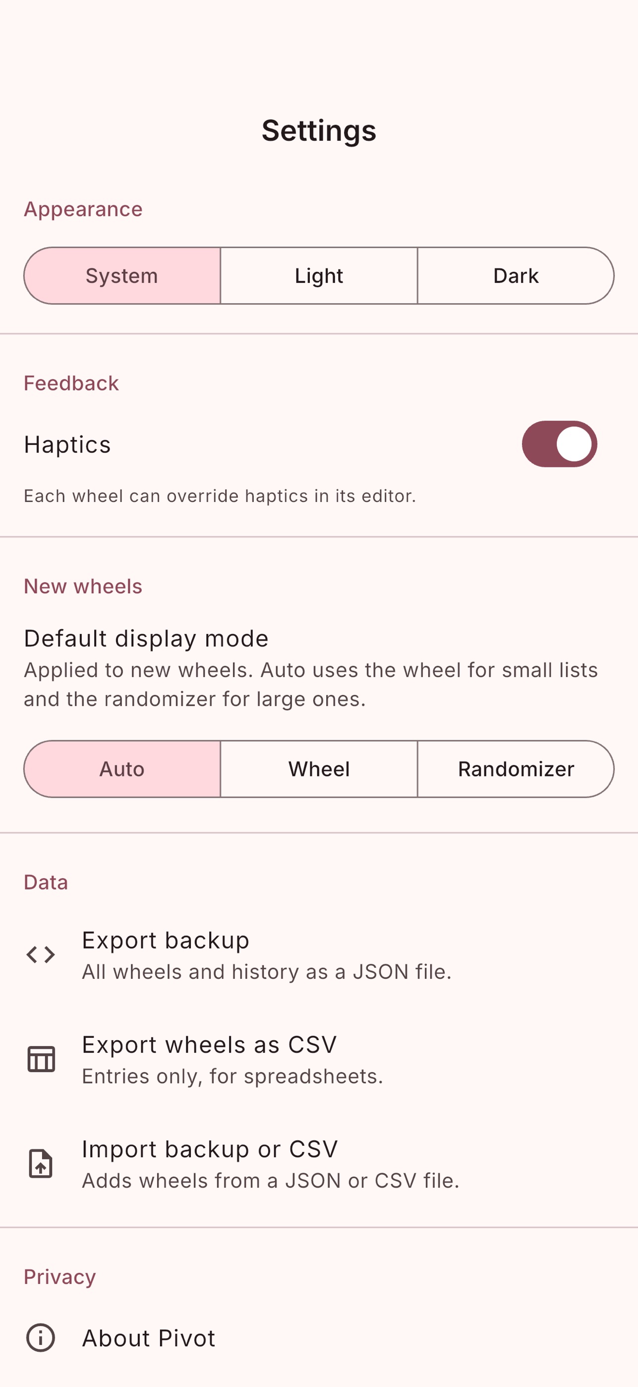 Screenshot 7 of Pivot: Let the Wheel Decide