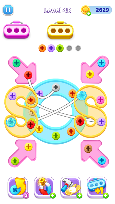 Nut Screw Jam Puzzle Screenshot