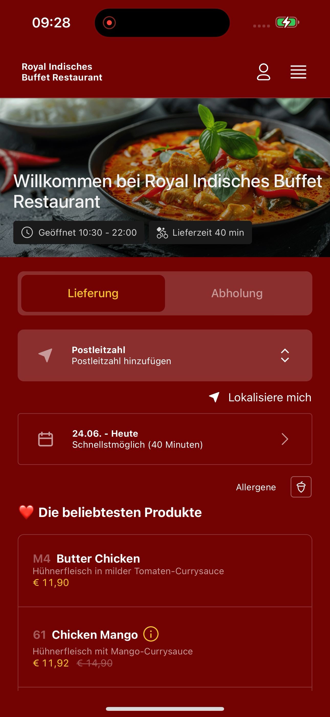 Royal Indisches Restaurant AT screenshot 5