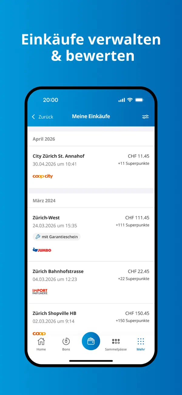 Supercard iPhone App Screenshot 5 – Shopping