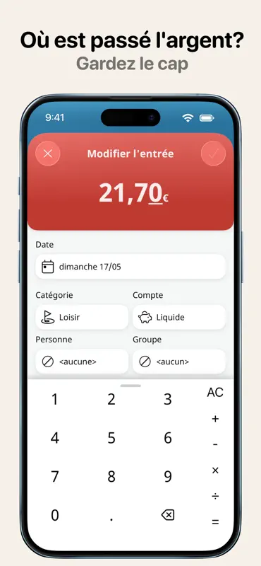 MoneyControl Budget Dépenses screenshot 6 of 10