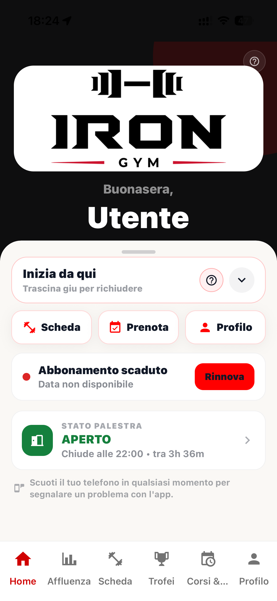 Iron Gym - App screenshot 3