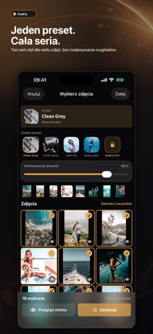 Kadrly: Zdjęcia i presety screenshot