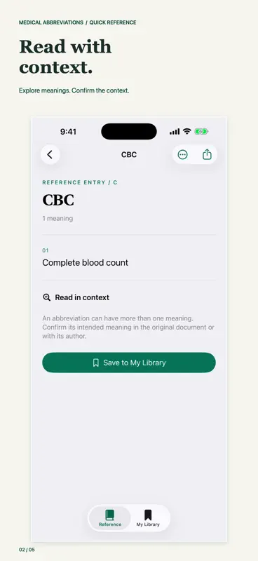 Medical Abbreviations: Quick screenshot 2 of 5