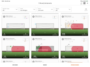 Trackman Soccer iPad screenshot