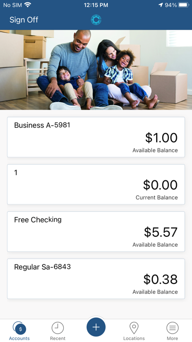 Chickasaw Bank Mobile Screenshot