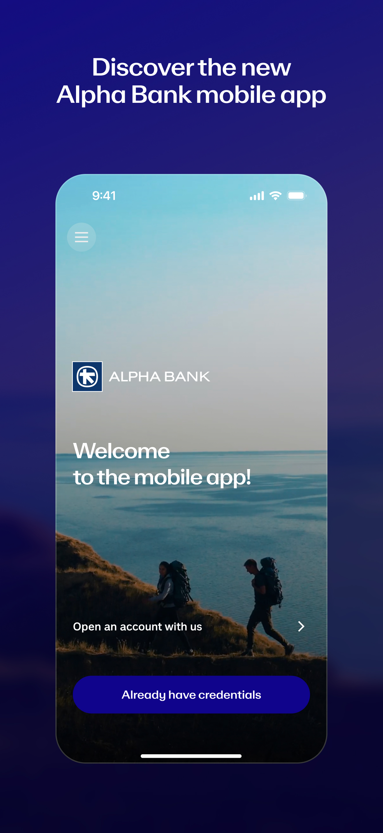 Alpha Bank mobile app
