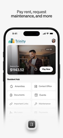 Trinity Resident iPhone screenshot