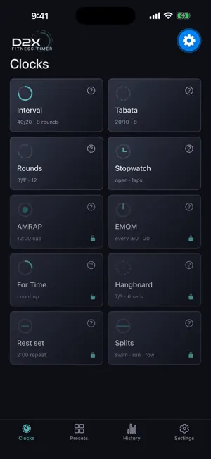 D2X Fitness Timer screenshot 2