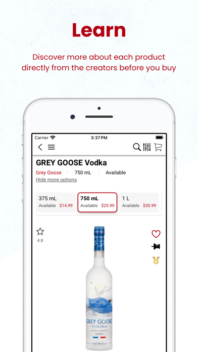 Kappy's Fine Wine & Spirits iPhone screenshot 4 - Shopping app