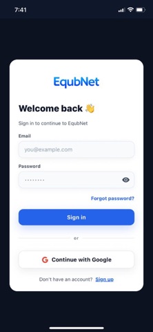 EqubNet screenshot