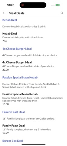 Pizza Passion Outlet. Screenshot 3 of 4