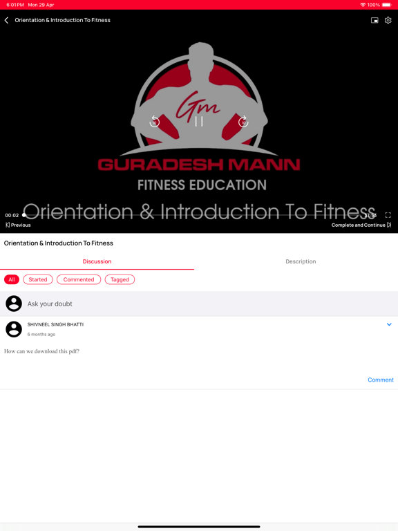 Screenshot #6 pour Guradesh Mann: Fitness Courses